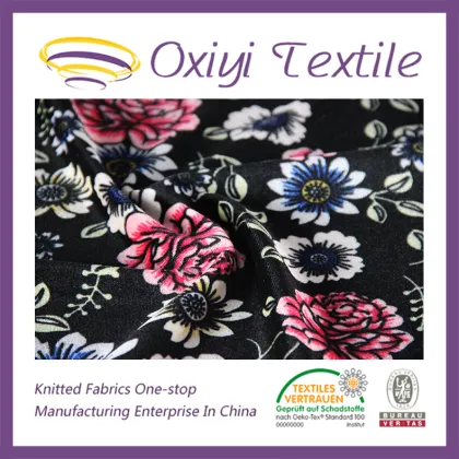 micro velvet fabric polyester material stretch velvet fabric korean printing velvet