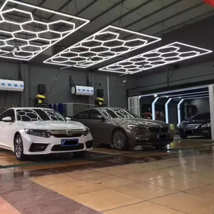 Hexagon LED Ceiling Lights for Garage