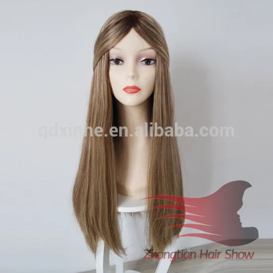 Mongolian Human Hair High Light 30inch Long High Density Human Hair Wigs