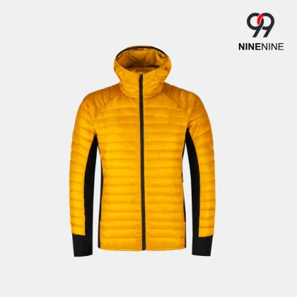 High Performance Men`s Hybrid Insulated Hooded Jacket