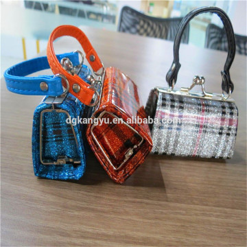 new product Eco-friendly PVC glitter leather fabric for bag