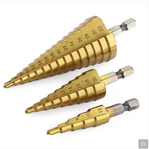 power tools titanium coated HSS Step Drill Sets