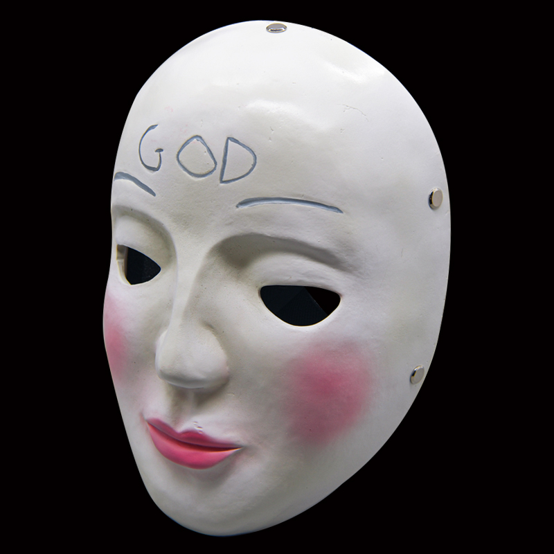GOD Word White Face Resin Halloween Mask