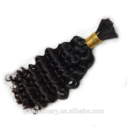 Human Hair Braiding Brazilian Deep Wave Hair Bulk