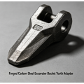 Adaptador de dente de cubo para excavadora de aceiro carbono forxado