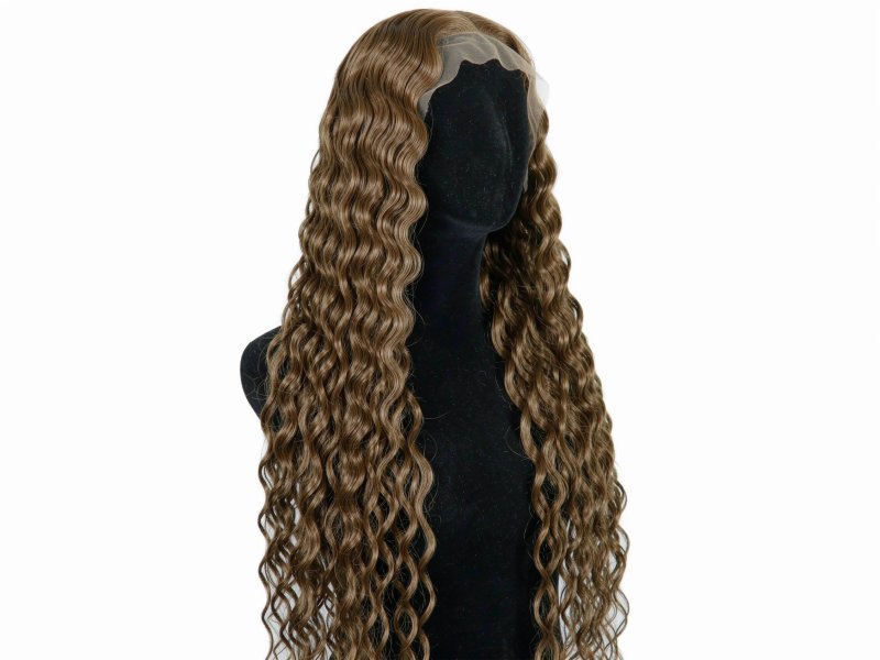 Natural Black Curly Lace Front Wig 100% Human Hair