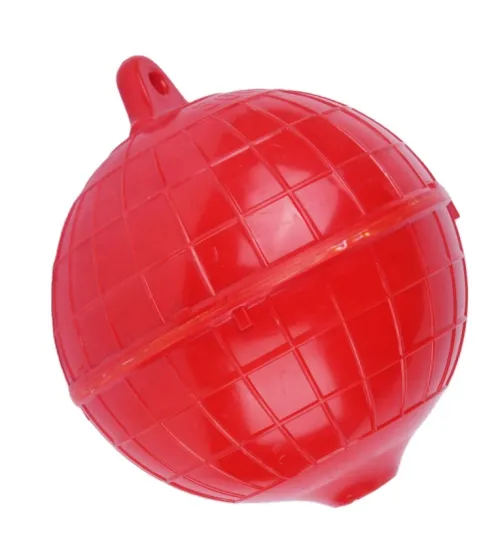 Commercial Deep Water ABS Plastic Rigid Tuna Longline Fishing Tackle - 1.25 Inch Ball Fishing Snap-On Sea Buoy Floats