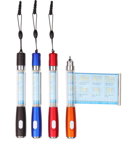 Stylo bannière avec lampe de poche