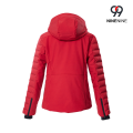 Mujer Chaqueta funcional con capucha y quitanieves.
