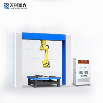 Workstation Mesin Pemotongan Laser 3D Robot Tinggi untuk Logam Logam dan Pemprosesan Kerja Berbentuk Custom