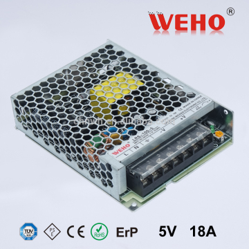 WEHO smps full range 85v to 264v ac input dc 5v 100w 20a led power supply