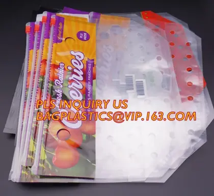 fresh cherries packaging bags with carrier handle, Pack Grape/cherry/Fresh Fruit packaging/Vegetable food Packaging Bag,