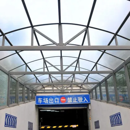 Steel Frame Steel Grid Steel Structure Curtain Wall Skylight