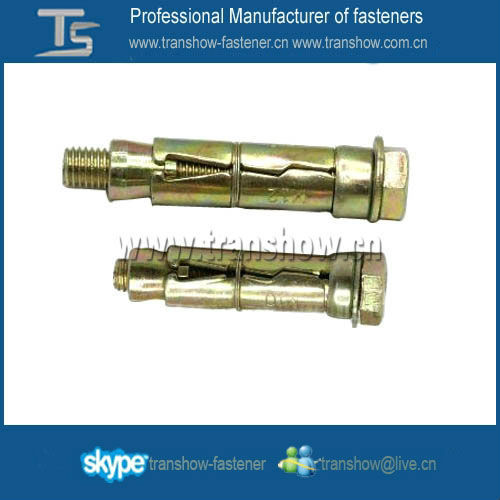 Yellow Zinc Plated expansion shield anchor