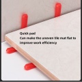 Ceramic tile wedge spacer insert