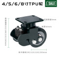 PU Shock Absorber Caster Wheel Большая сильная машина