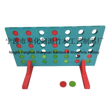 New Giant Wooden Connect 4 Game: The Ultimate Four In A Row Board Game Toy