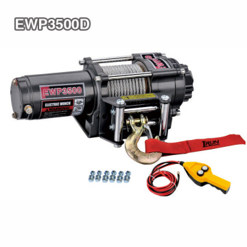 12V/24V UTV Winch - 3500lb Capacity Universal Fit