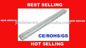 ce/gs ip65 t8/t5 double tube fluorescent fitting/ fluorescent light lamp tube housing