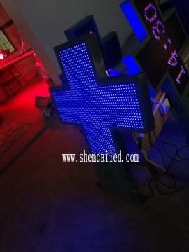 double color programmable led display for pharmacy