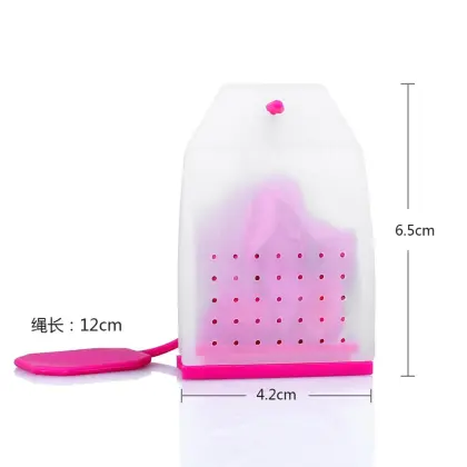 Food Grade Tea Pot with Tea Strainer Silicone Infuser