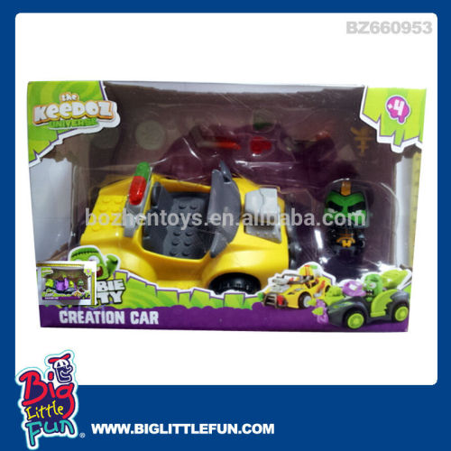 Cartoon figure toys zombie toys car set