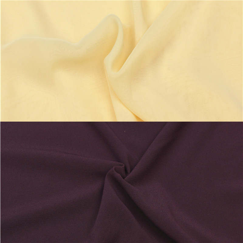 Wholesale Light Weight Dyed Yarn 50d Chiffon Fabric