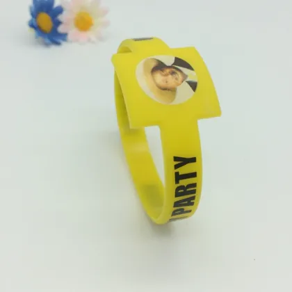 Custom Africa Style Watch Shape Silicone Wristband