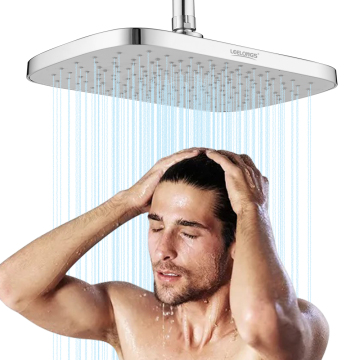 Ningbo Factory Hot-Sale Premium 30*20cm Bathroom Fixed Shower Head