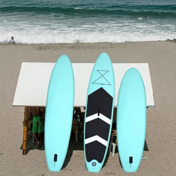 Mint Green PVC Dropshipping Inflatable Stand Up Paddle Board Kits
