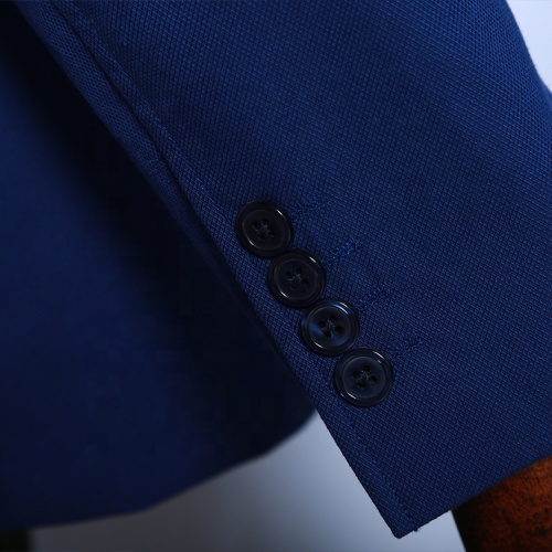 Modern Men Elegant Dark Blue Slim Fit Blazer