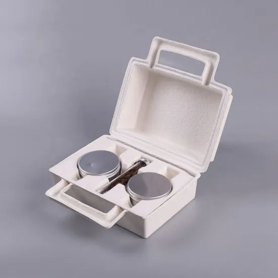 Bagasse Pulp Molded Packaging Box Gift Packaging Box
