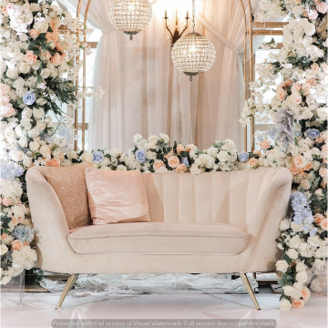 Modern Leather King Throne Sofa Chair for Wedding Banquet Events
