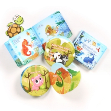 Waterproof Baby Literacy Toy: Russian Early Education Bath Book for Baby Learning and Fun