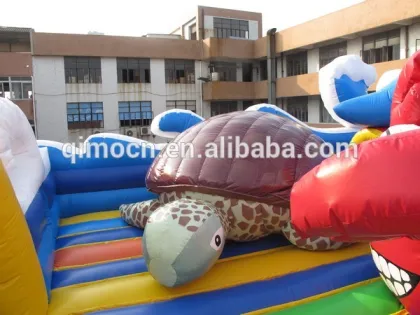 Giant ocean inflatable party city,inflatable fun city inflatable fun island for kids