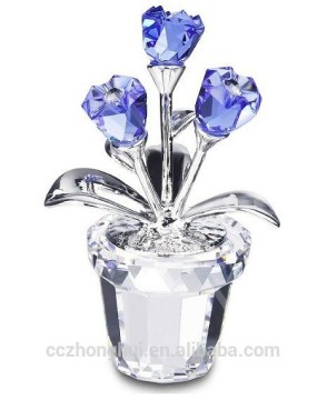 2016 Hot sale and colorful K9 crystal flower