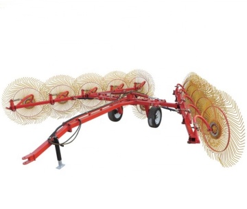 High Efficiency Farm Machinery: Tractor Fingertooth Wheel Hay Rake & Tedder Grass Rake