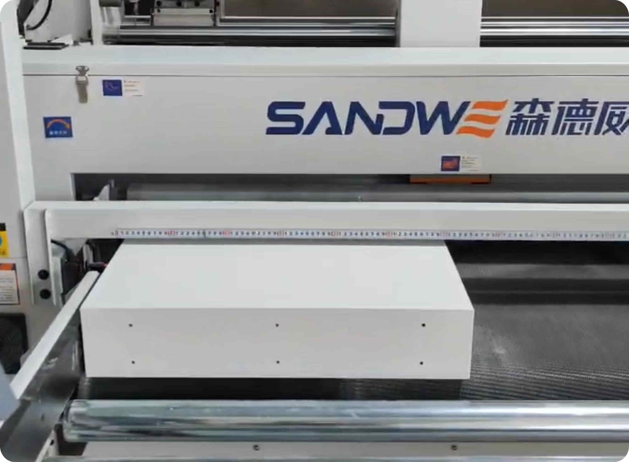 Automatic Steel Round Belt Sander Polishing Machine