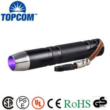New Multifunction Product Dual UV And White LED Rechargeable Flashlight