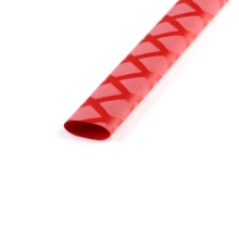 Red custom flexible PE heat shrinkable tubing