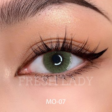 Top Selling 10 Colors Fresh Lady Private Label Natural Lenses Cosmetic Wholesale Color Contacts