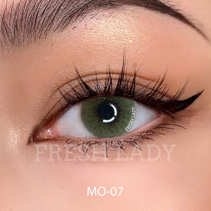 Top Selling 10 Colors Fresh Lady Private Label Natural Lenses Cosmetic Wholesale Color Contacts