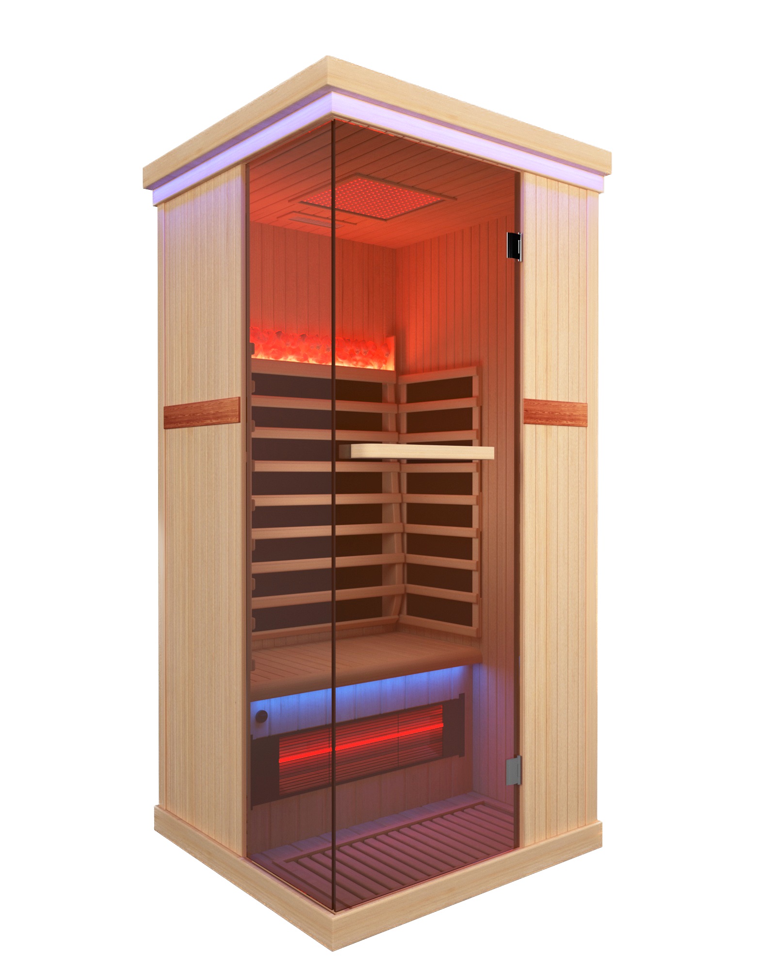 Sauna de infravermelho distante canadense Hemlock