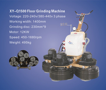 scarifier machine used on road for concrete