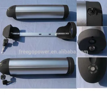 48v 10ah li ion rechargeable electric bike lithium battery pack in water bottle