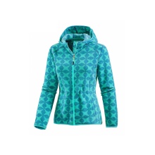 Ladies' Printed Fleece Coat With Zipper