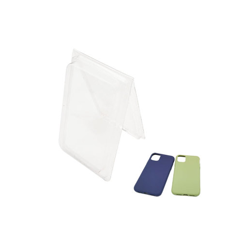 Embalagem de concha de plástico transparente com caixa de fone de ouvido OEM