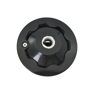 New Design Factory Direct Black Solid Inner Corrugated Rotating Handwheel for Mechanical Lathes