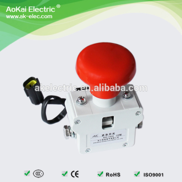 AED300A 300A 80V Push Button for Battery Powered Vehicles 1NO AOKAI Emergency Switch