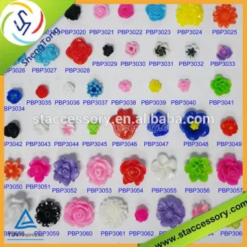 DIY resin flower bead or sticker paper flowers